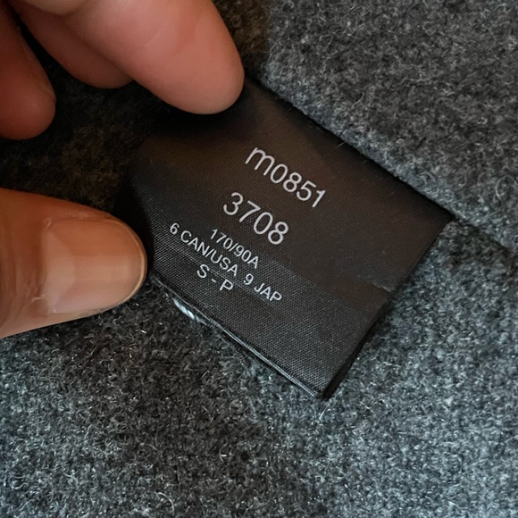 M0851 coat waxed cotton lined wool. - Picture 4 of 6